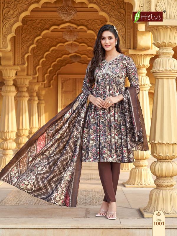 Hetvi Radha Ready Made Chanderi Modal Printed Collection